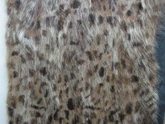 Stamped raccoon flanks fur plate #23
